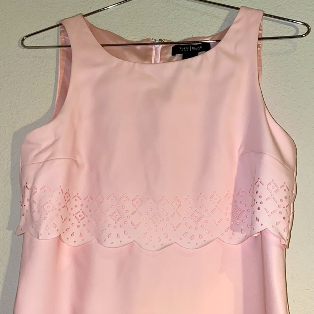 WHBM pastel light peach pink sleeveless dress 2​​ - Picture 3 of 9